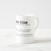 Feminist Killjoy bone china mok (Voorkant rechts)