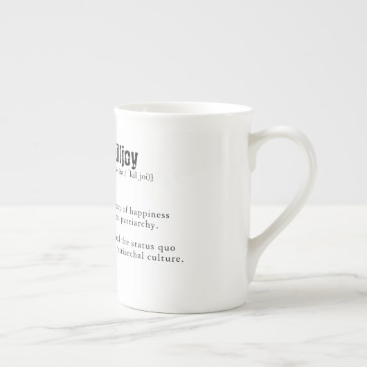 Feminist Killjoy bone china mok (Rechts)