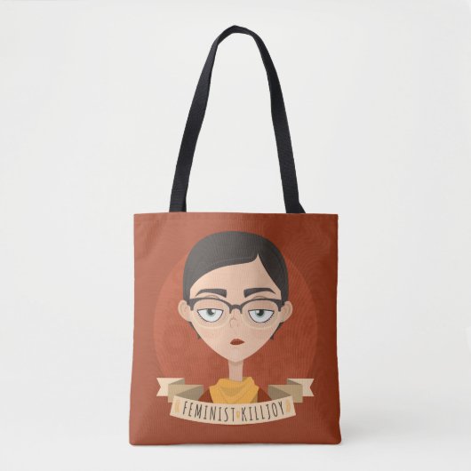 Feminist Killjoy Quote Tote Bag (Voorkant)