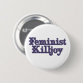 Feminist Killjoy Ronde Button 5,7 Cm (Voorkant /achterkant)