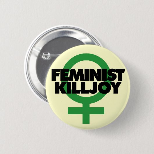 Feminist Killjoy Ronde Button 5,7 Cm (Voorkant /achterkant)