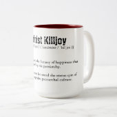 Feminist Killjoy Tweekleurige Koffiemok (Voorkant rechts)