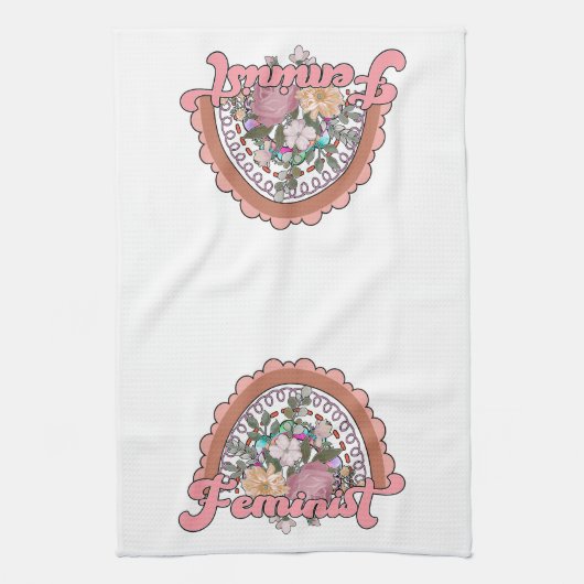 Feminist Kitchen Towel Theedoek (Verticaal)