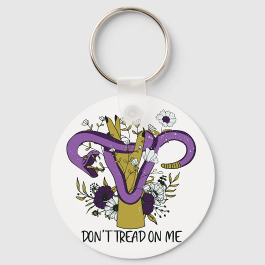 Feminist Laat Me Niet Met Rust Sleutelhanger (Voorkant)