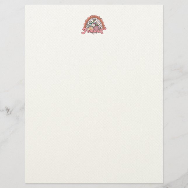 Feminist Letterhead Briefhoofd (Voorkant)