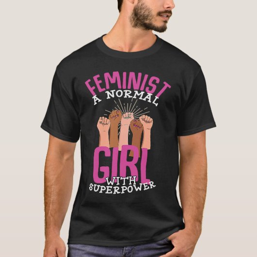 Feminist Love Pride Fairness Sisterhood T-shirt (Voorkant)