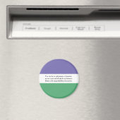 Feminist Magnet met Avedwig Ludwig Quote (Insitu (Vaatwasser))