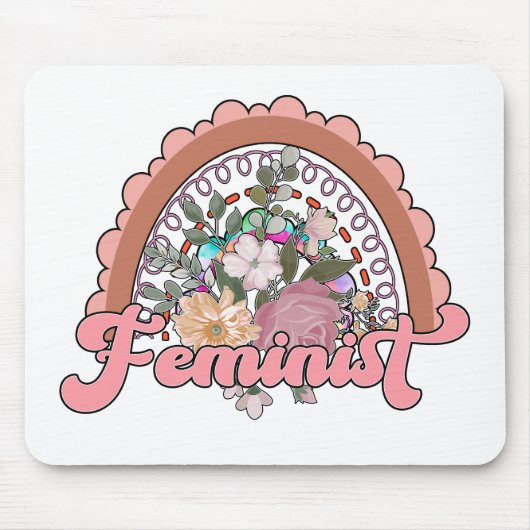 Feminist Mousepad Muismat (Voorkant)