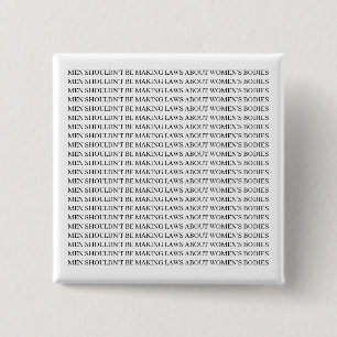 Feminist Pin - Pro Choice Vierkante Button 5,1 Cm