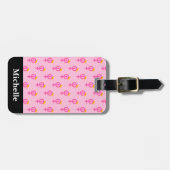 Feminist Pink Bagagelabel (Voorkant horizontaal)