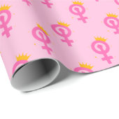 Feminist Pink Cadeaupapier (Rol Hoek)