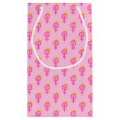 Feminist Pink Klein Cadeauzakje (Achterkant)