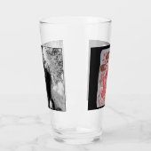 Feminist Pop Art Glas (Links)
