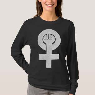 Feminist Power Fist Vrouw Vrouw Feminisme G T-shirt