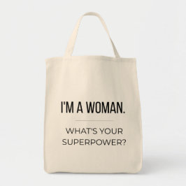 Feminist Quote Tote Bag, Empowering Gift for Women Tote Bag