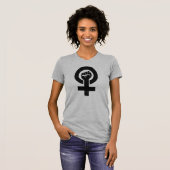 FEMINIST RESISTANCE SYMBOOL — T-SHIRT (Voorkant volledig)