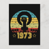 Feminist Roe V Wade Rights 1973 Briefkaart (Voorkant)