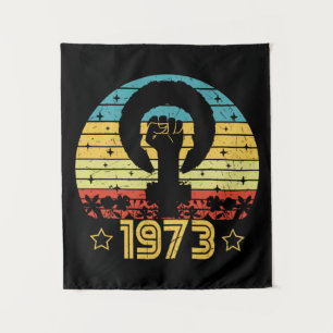 Feminist Roe V Wade Rights 1973 Wandkleed