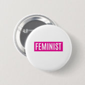 FEMINIST RONDE BUTTON 5,7 CM (Voorkant /achterkant)
