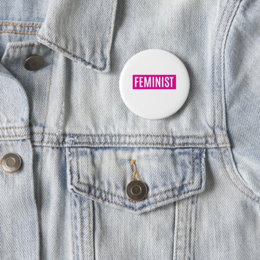 FEMINIST RONDE BUTTON 5,7 CM (In situ)