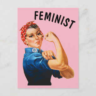 FEMINIST ROSIE DE BRIEFKAARTEN VAN DE RIVETER