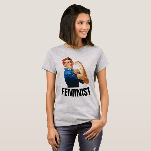FEMINIST, Rosie de Riveter T-shirts (Voorkant volledig)