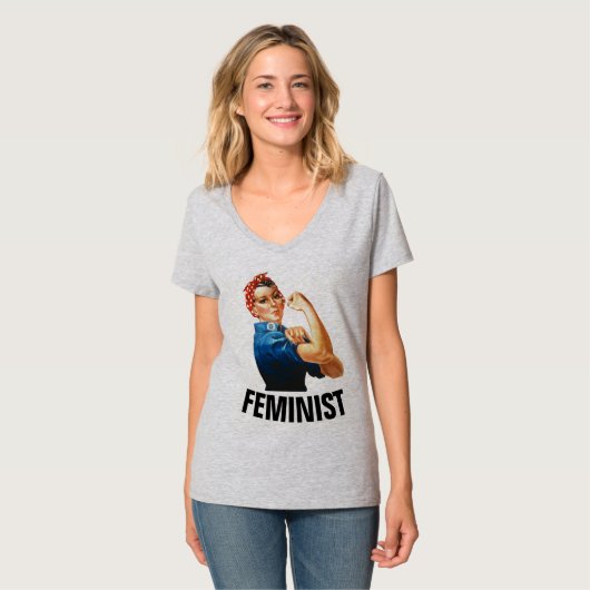 FEMINIST, Rosie de Riveter T-shirts (Voorkant volledig)