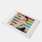 feminist Ruth Bader Ginsburg RBG citeert meisje me Deurmat (Schuin)