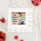 feminist Ruth Bader Ginsburg RBG citeert meisje me Servet (Insitu)