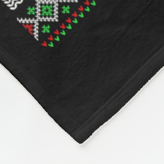 Feminist Ruth Bader Ginsburg RBG Xmas Sleigh the P Fleece Deken (Hoek)