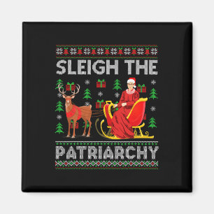 Feminist Ruth Bader Ginsburg RBG Xmas Sleigh the P Magneet
