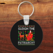 Feminist Ruth Bader Ginsburg Rbg Xmas Sleigh The P Sleutelhanger (Voorkant)