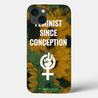 Feminist sinds conceptie telefonische kwestie iPhone 13 hoesje