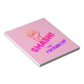 feminist - Smash the Patriarchy Notitieblok (Schuin)