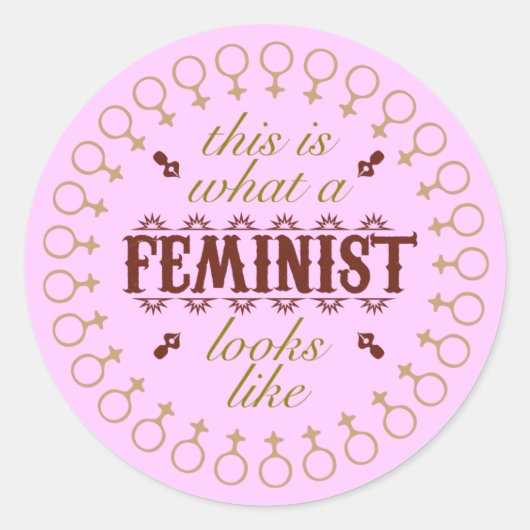 Feminist Sticker (Voorkant)