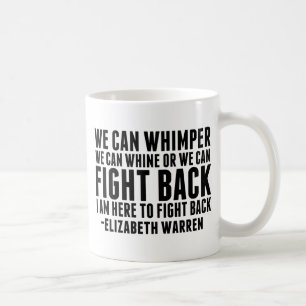 Feminist strijd tegen Elizabeth Warren Quote Koffiemok