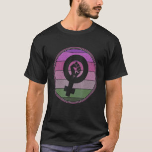 Feminist Symbol Vrouw Equality Empowerment Cute F T-shirt