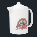 Feminist Teapot Theepot<br><div class="desc">Show je minachting voor vrouwenhaat en seksisme met dit gedurfde ontwerp.</div>