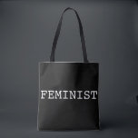 FEMINIST TOTE BAG<br><div class="desc">Mensen zullen je zeker onzin geven over deze tas.</div>
