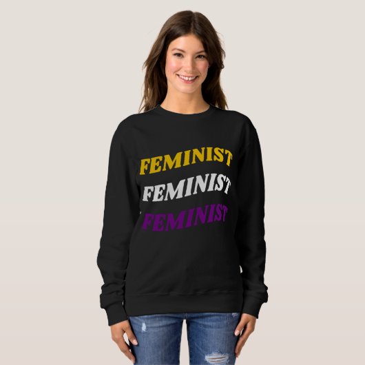 Feminist US Sweatshirt (Voorkant volledig)