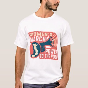Feminist Voices: Women's March Store (Vrouwenmars) T-shirt