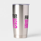 Feminist vrouwenrechten geïsoleerde drinkbeker (Links)