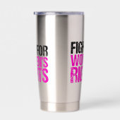 Feminist vrouwenrechten geïsoleerde drinkbeker (Rechts)