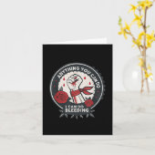 Feminist Wer Anything You Can Do, I Can Do Bleedin Kaart (Gele Bloem)