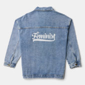 feministe denim jacket (Achterkant)
