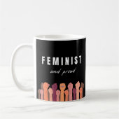 feministe en trots koffiemok (Links)