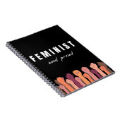 feministe en trots notitieboek (Rechterzijde)