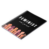 feministe en trots notitieboek (Linkerzijde)