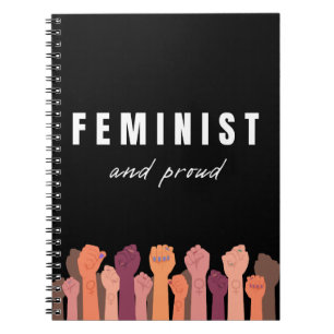 feministe en trots notitieboek