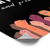 feministe en trots poster (Hoek)